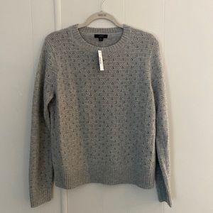 J crew pointelle sweater